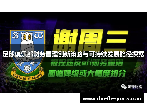 足球俱乐部财务管理创新策略与可持续发展路径探索